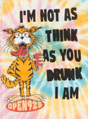 Open 925 Men's Tank Drunk I Am Tie Dye Tank Top Unisex