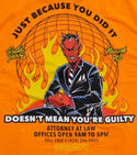 Open 925 Men's T-shirt Guilty Sins Tangerine Unisex