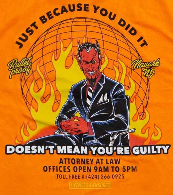 Open 925 Men's T-shirt Guilty Sins Tangerine Unisex