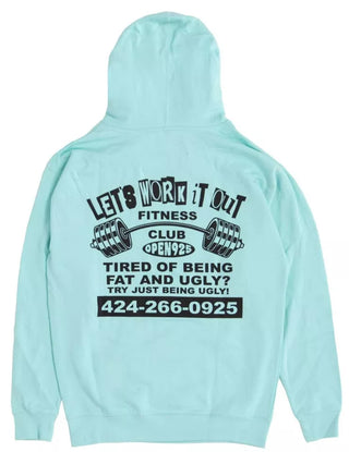 Open 925 Men's Hoodie Work it Out Hoodie Unisex