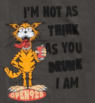 Open 925 Men's Tank Drunk I Am Grey Tank Top Unisex