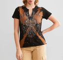 Affliction Women's T-shirt Chrome