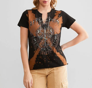 Affliction Women's T-shirt Chrome