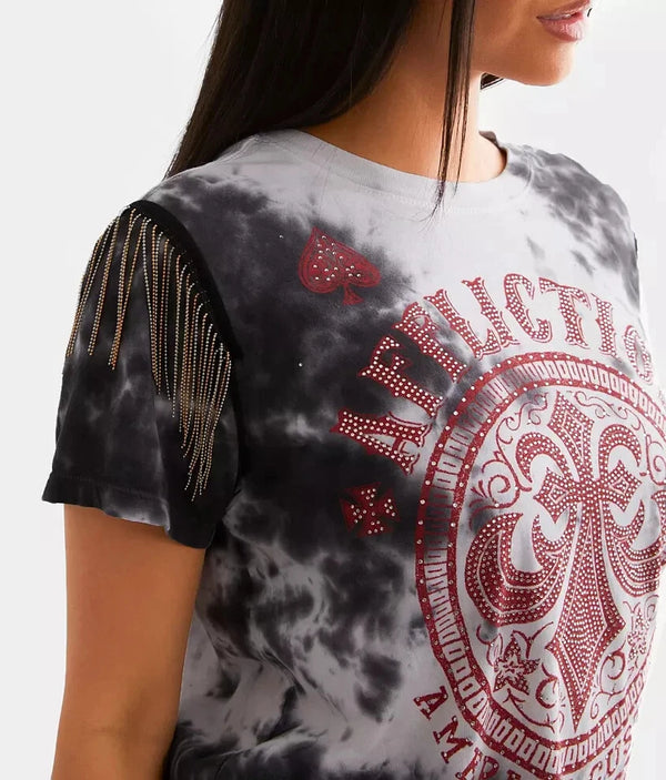 Affliction Women's T-shirt AC Battlefield