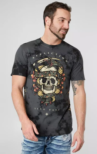 Affliction Men's T-shirt Medusa's Revenge