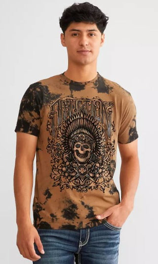 Affliction Men's T-shirt Vapor Coil