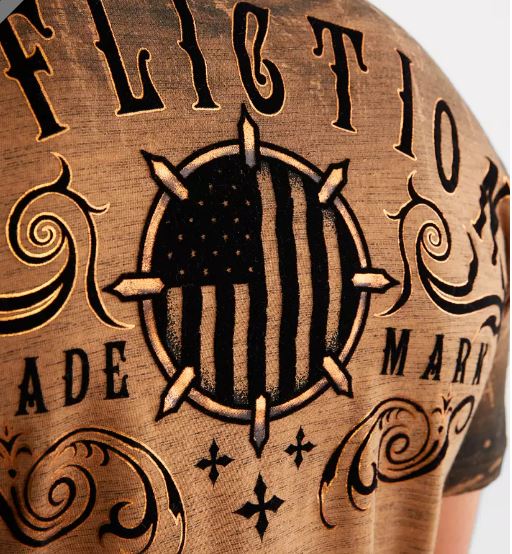 Affliction Men's T-shirt Iron Pledge