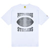 NFL by Golf Wang Unisex T-Shirt Golf Pittsburgh Steelers Cutout White