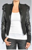 Affliction Women's Leather Jacket Micah ^^