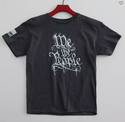 Howitzer Style Boy's T-Shirt Painted Freedom Military Grunt MFG