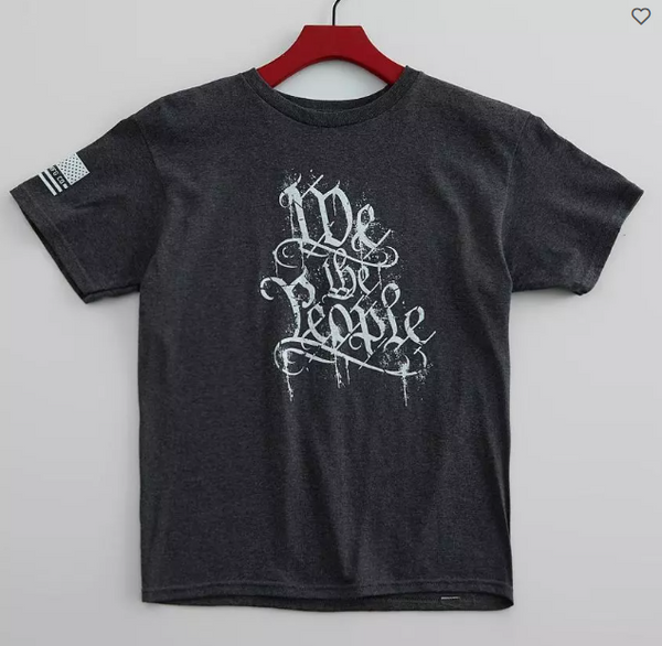 Howitzer Style Boy's T-Shirt Painted Freedom Military Grunt MFG