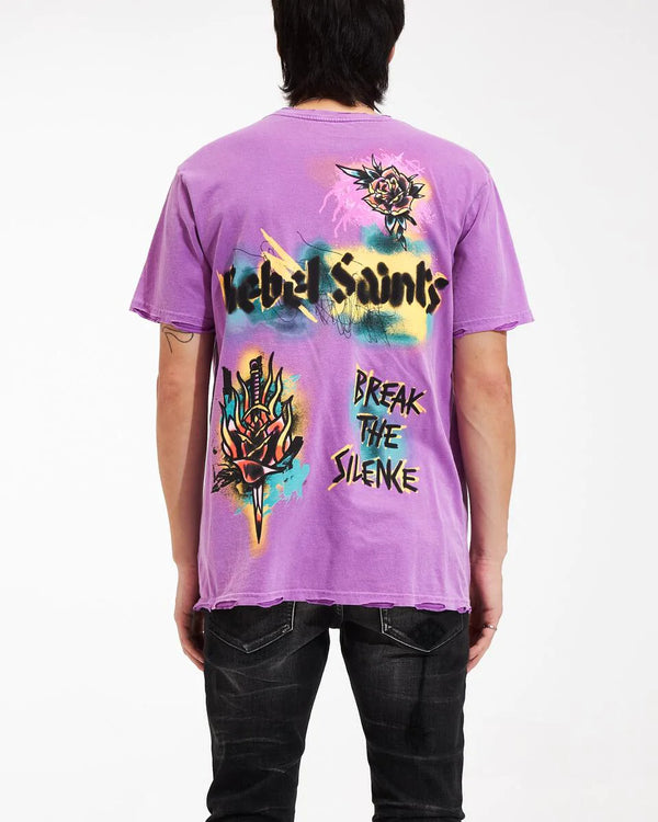 Rebel Saints By Affliction Men's T-shirt PANTHER Premium Quality