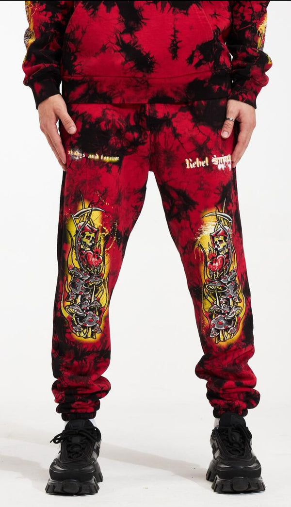 Rebel Saint by Affliction Men's Sweatpants Reaper Heavyweight Premium Quality