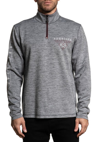 AMERICAN FIGHTER Men's Pullover PALMDALE Reversible Zip Premium MMA