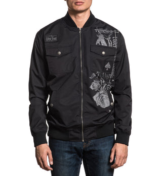 AFFLICTION MANIFEST BOMBER MEN'S JACKET Black