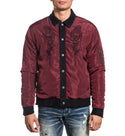 AFFLICTION GRIDLOCK Men's Reversible JACKET Black