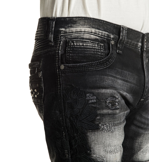 AFFLICTION GAGE RELENT MAJOR Men's Denim Jeans Black
