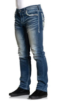 Affliction Men's Denim Jeans GAGE FLEUR SANDER Blue