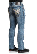 Affliction Men's Denim Jeans Gage Peak Groves Blue