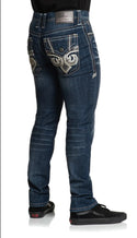 Affliction Men's Denim Jeans Gage Fleur Willard Blue