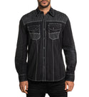 AFFLICTION COBRA Men's Button Down Shirt