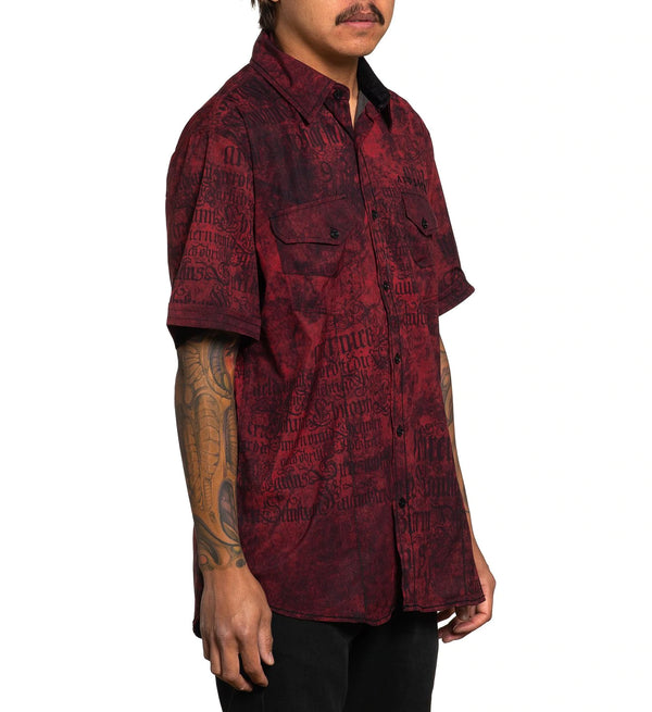 Affliction Men's Button Down Shirt Sanctuary