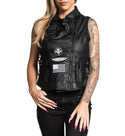 AFFLICTION CLUTCH VEST Women's Jacket Black