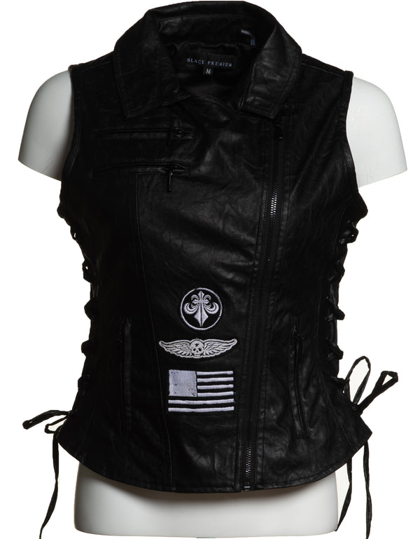 AFFLICTION CLUTCH VEST Women's Jacket Black