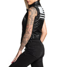 AFFLICTION CLUTCH VEST Women's Jacket Black