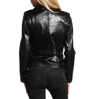 AFFLICTION L/S MYAH BIKER Women's Jacket Black