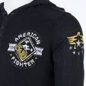 American Fighter Men's Long Sleeve T-Shirt Hoodie Massachusetts Lightweight