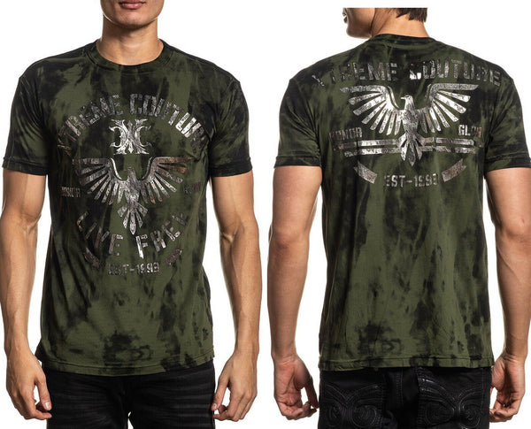 XTREME COUTURE by AFFLICTION Men's T-Shirt STEALTH MISSION Biker MMA S-5X