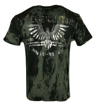 XTREME COUTURE by AFFLICTION Men's T-Shirt STEALTH MISS Skulls Biker
