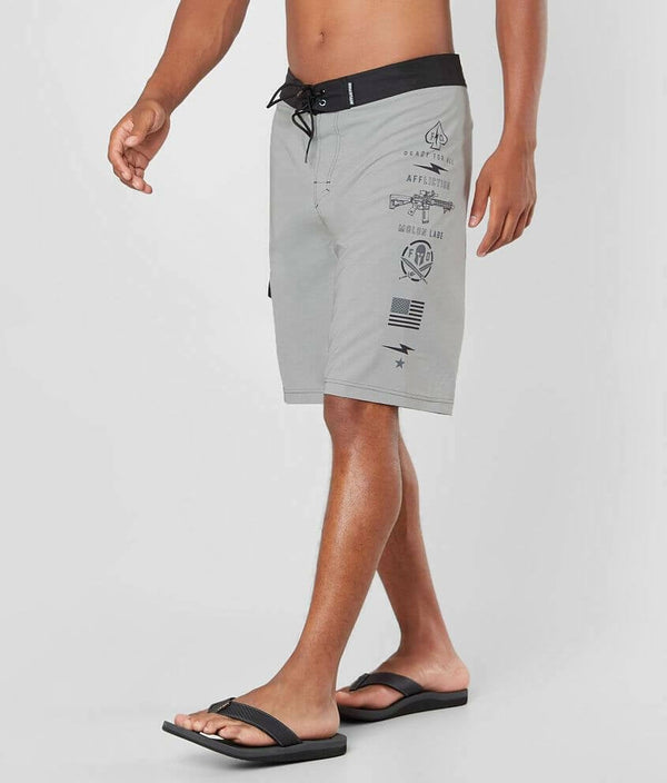 Affliction Men's Boardshorts READY Grey