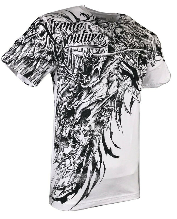 XTREME COUTURE by AFFLICTION Men's T-Shirt SORROW Skull Biker MMA S-5X