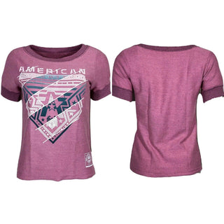 AMERICAN FIGHTER Women's T-Shirt GLADBROOK Athletic Pink