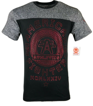 AMERICAN FIGHTER Mens T-Shirt PARK RIDGE Athletic Premium Biker Gym MMA B3