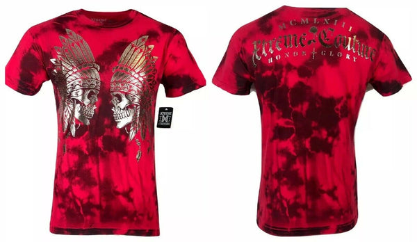 XTREME COUTURE by AFFLICTION Men T-Shirt EYE FOR AN EYE Biker MMA