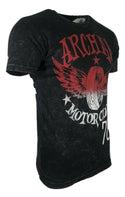 ARCHAIC by AFFLICTION FLYING RACERS Men's T-Shirt S/S