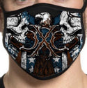 Xtreme Couture Affliction Mask Skeleton Biker Face Mask USA Washable Reusable