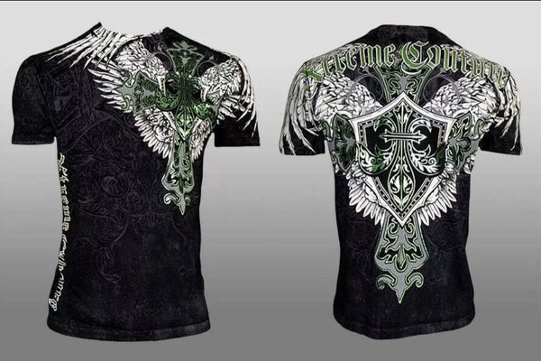 Xtreme Couture By Affliction Men's T-Shirt Long View Black