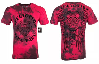 AFFLICTION ROYAL Men's T-shirt Red