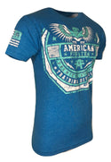 AMERICAN FIGHTER Mens T-Shirt SAMFORD Athletic Premium Biker MMA Gym MIX1