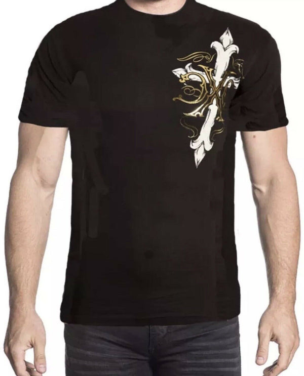 XTREME COUTURE ANNUIT Men's T-Shirt Black/White