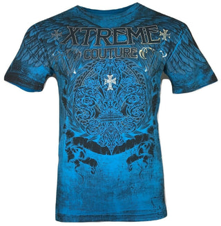 XTREME COUTURE by AFFLICTION Men T-ShirtT UNIFIED Wings Tatto Biker MMA GYM $40