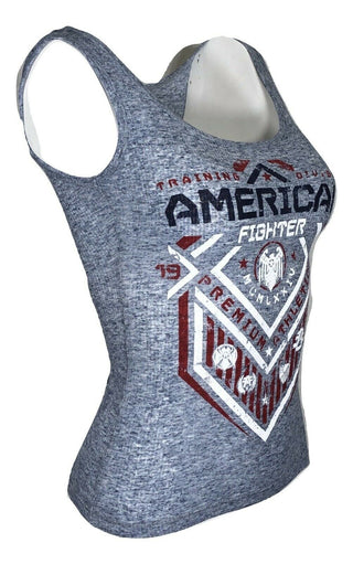 AMERICAN FIGHTER Women's T-Shirt NORTH DAKOTA Athletic Biker