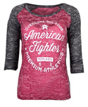 AMERICAN FIGHTER Women's T-Shirt S/S ALLEGIANCE PINK