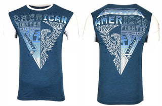 AMERICAN FIGHTER Mens T-Shirt FAIRBURN Athletic Training Biker MMA Gym 23