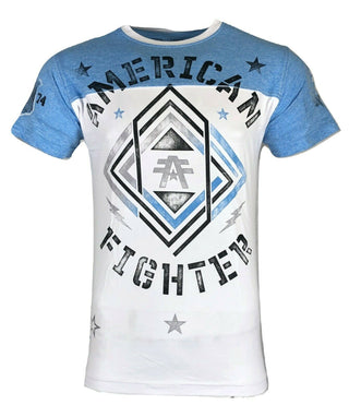 AMERICAN FIGHTER Mens T-Shirt MONTCLAIR  Athletic Biker Gym  casual  10A