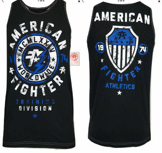 AMERICAN FIGHTER Men's Tank Top MADISON Athletic Biker MMA